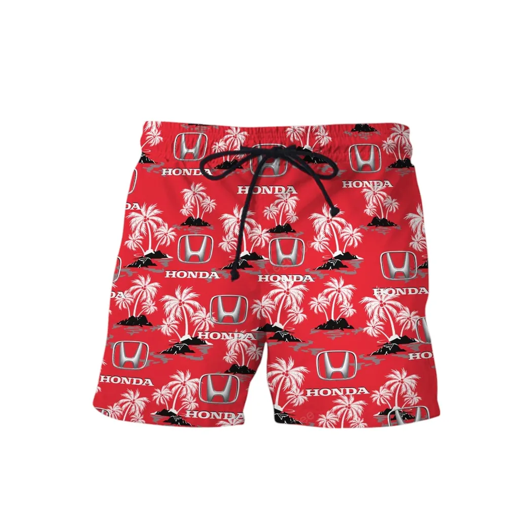 honda hawaiian shirt set for men gift for honda lovers gift for him husband boyfriend car144021125509 1 f9cgq