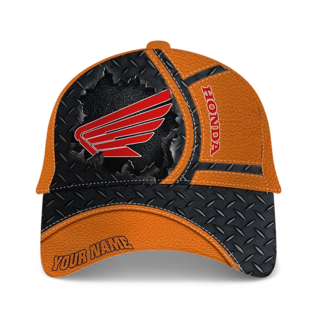 Honda Motorcycle Classic Cap, Gift For Honda Motorcycle Lovers, Gift For Him, Husband, Boyfriend - Orange CAR49021825028-5