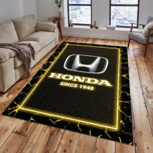 Honda Rug, All Over Print Carpet For Honda Lovers CAR5202192530 - Yellow