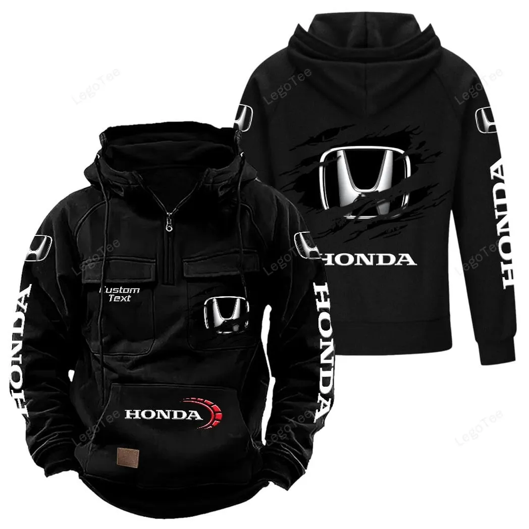 honda tactical quarter zip hoodie gift for honda lovers gift for him husband boyfriend black car122021425057 2 chrzo