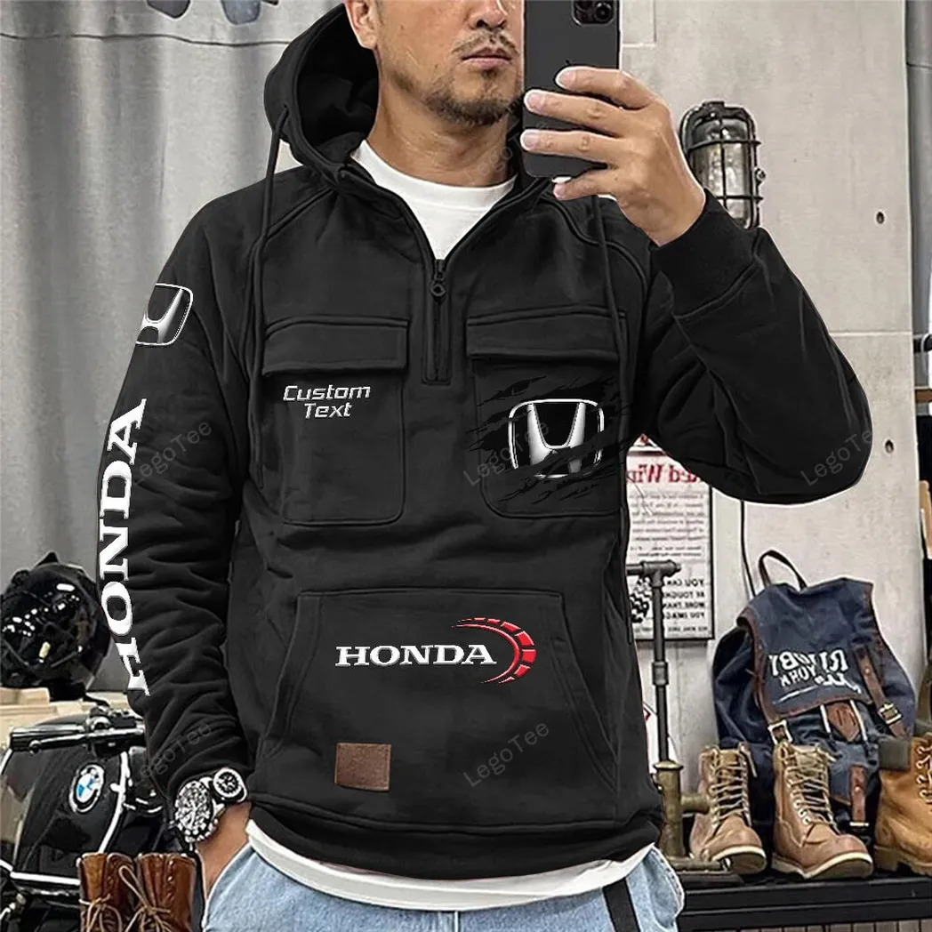 honda tactical quarter zip hoodie gift for honda lovers gift for him husband boyfriend black car122021425057 2 konuc