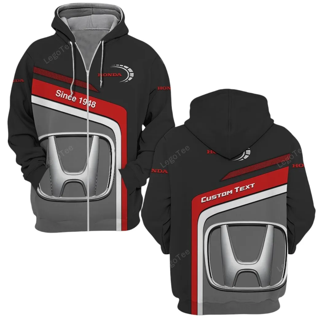 honda zipper hoodie gift for honda lovers gift for him husband boyfriend car11103032531 frn0i