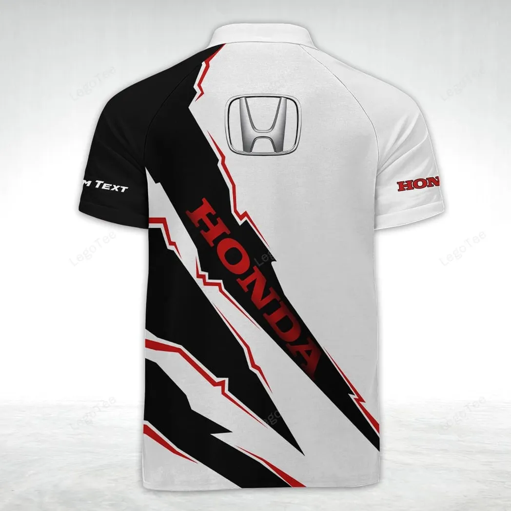 honda zipper polo shirt gift for honda lovers gift for gift for him husband boyfriend car128021025019 wgyvp