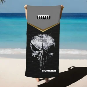 Hummer Beach Towel, Gift For Hummer Fan CAR17302252527