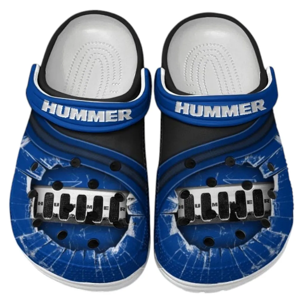 Hummer Crocs Clogs Men Women, Gift For Hummer Fan CAR188032025166 - Blue
