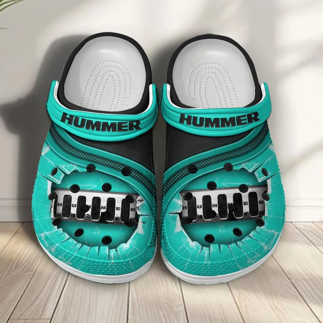 hummer crocs clogs men women gift for hummer fan car188032025166 cyan m73ab