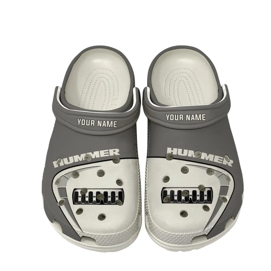 Hummer Crocs, Gift For Hummer Lover, Gift For Him, Husband, Boyfriend CAR16802262527 - White