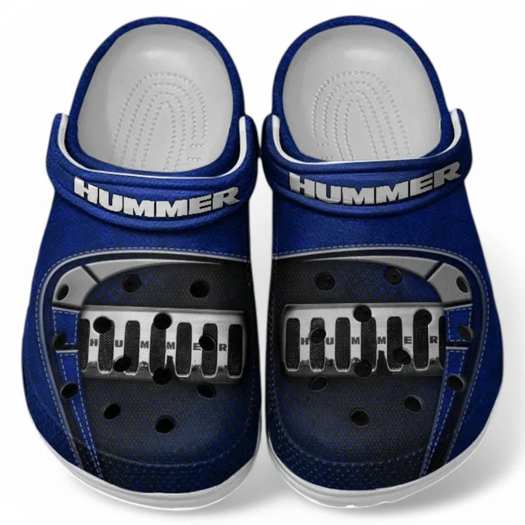 Hummer Crocs Sandals For Men Women, Gift For Hummer Fan CAR177031425600 - Blue