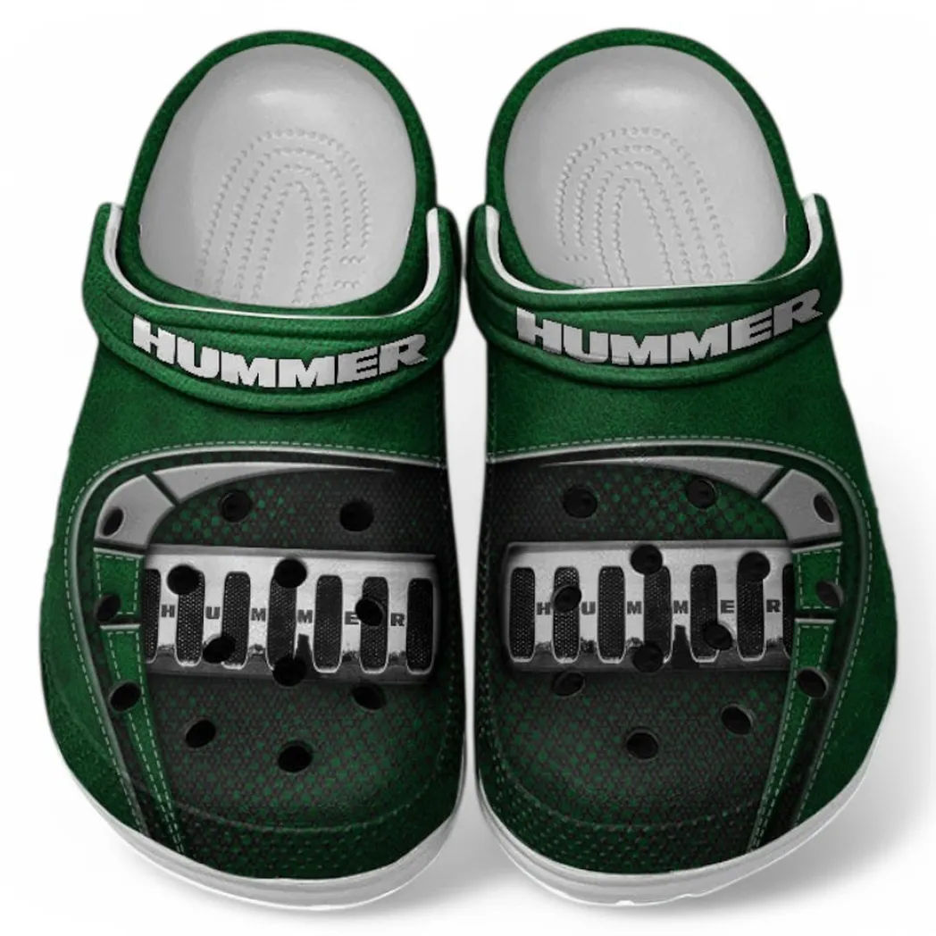 Hummer Crocs Sandals For Men Women, Gift For Hummer Fan CAR177031425600 - Green