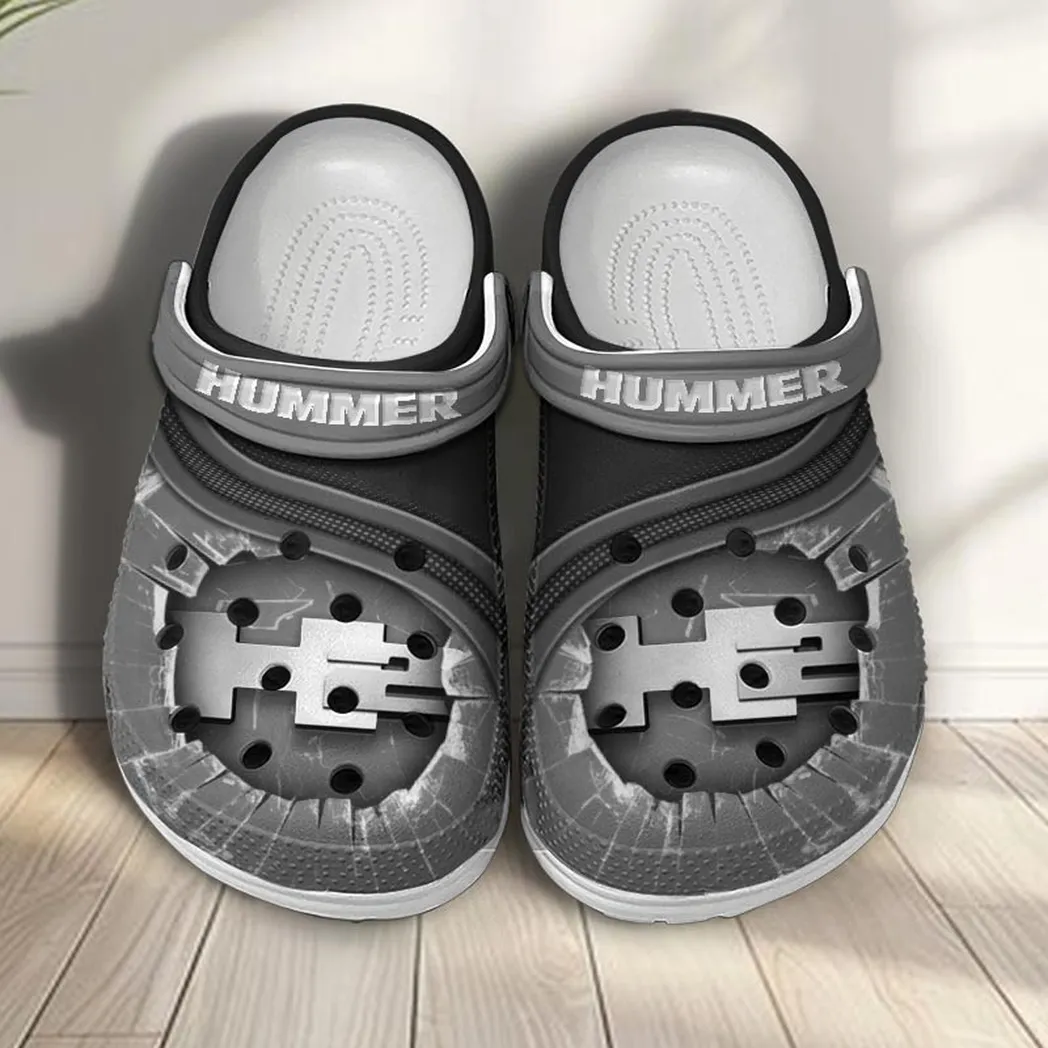 hummer h2 crocs clogs men women gift for hummer h2 fan car188032025146 gray