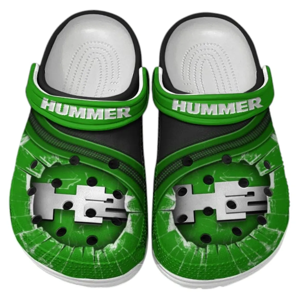 Hummer H2 Crocs Clogs Men Women, Gift For Hummer H2 Fan CAR188032025146 - Green