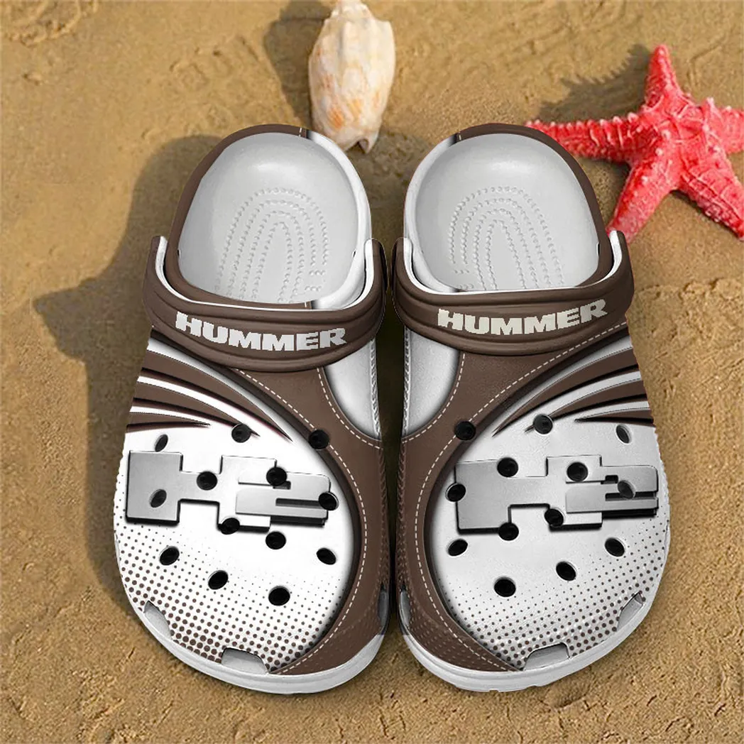 hummer h2 crocs sandals for men women gift for hummer h2 fan car181031525706 brown awne0