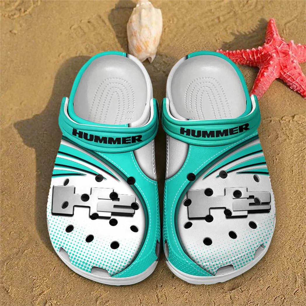 hummer h2 crocs sandals for men women gift for hummer h2 fan car181031525706 cyan