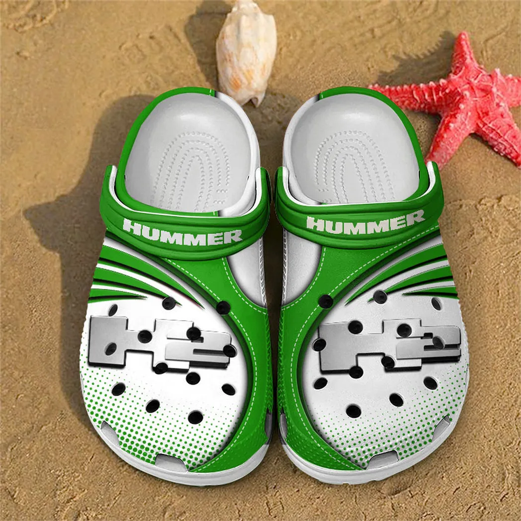 hummer h2 crocs sandals for men women gift for hummer h2 fan car181031525706 green