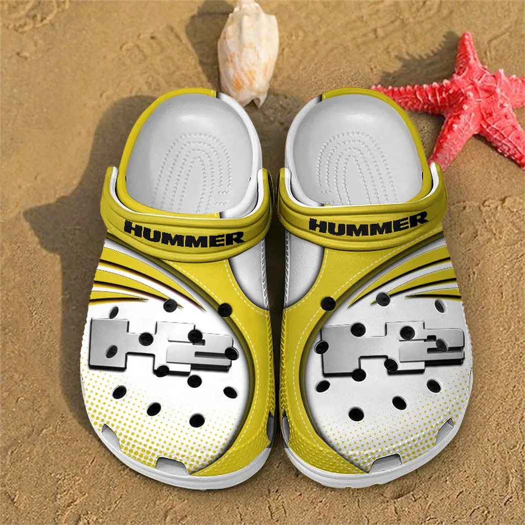 hummer h2 crocs sandals for men women gift for hummer h2 fan car181031525706 yellow l6tbt