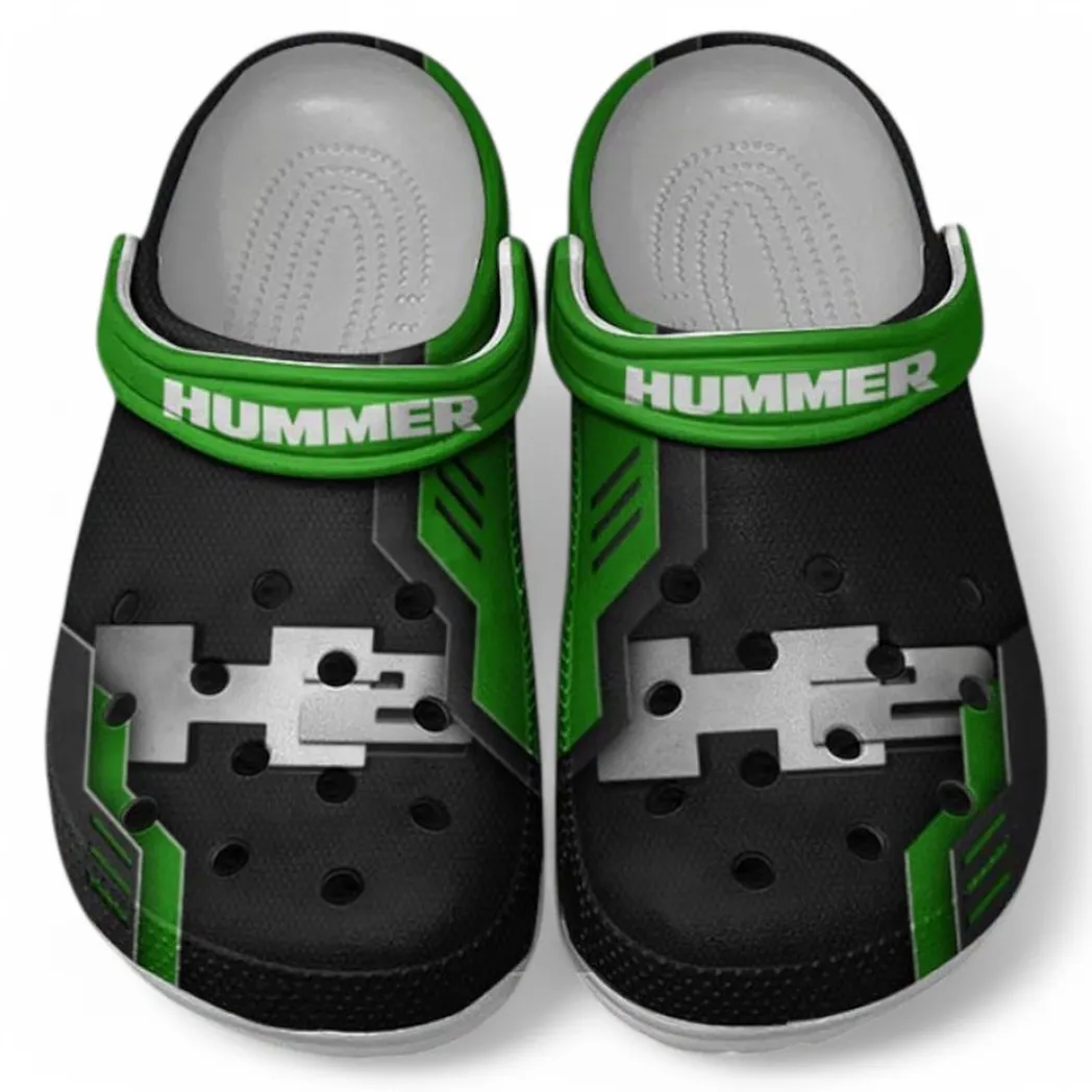 Hummer H2 Crocs Shoes, Clogs Men Women, Gift For Hummer H2 Fan CAR185031525262 - Green
