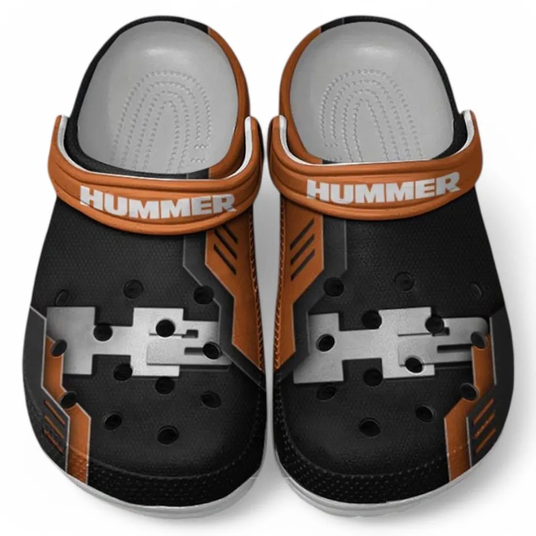 Hummer H2 Crocs Shoes, Clogs Men Women, Gift For Hummer H2 Fan CAR185031525262 - Orange