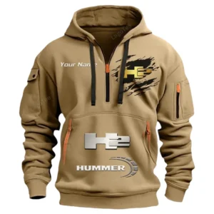 hummer h2 half zip hoodie car113021425847 best gift for him husband boyfriend khaki mgiyk