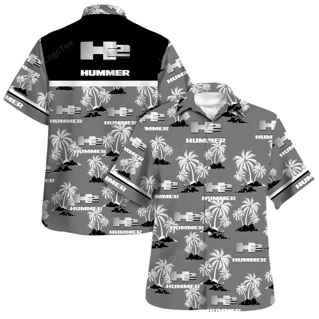 hummer h2 hawaiian shirt set for men gift for hummer h2 lovers gift for him husband boyfriend car144021125516 1 zabc4