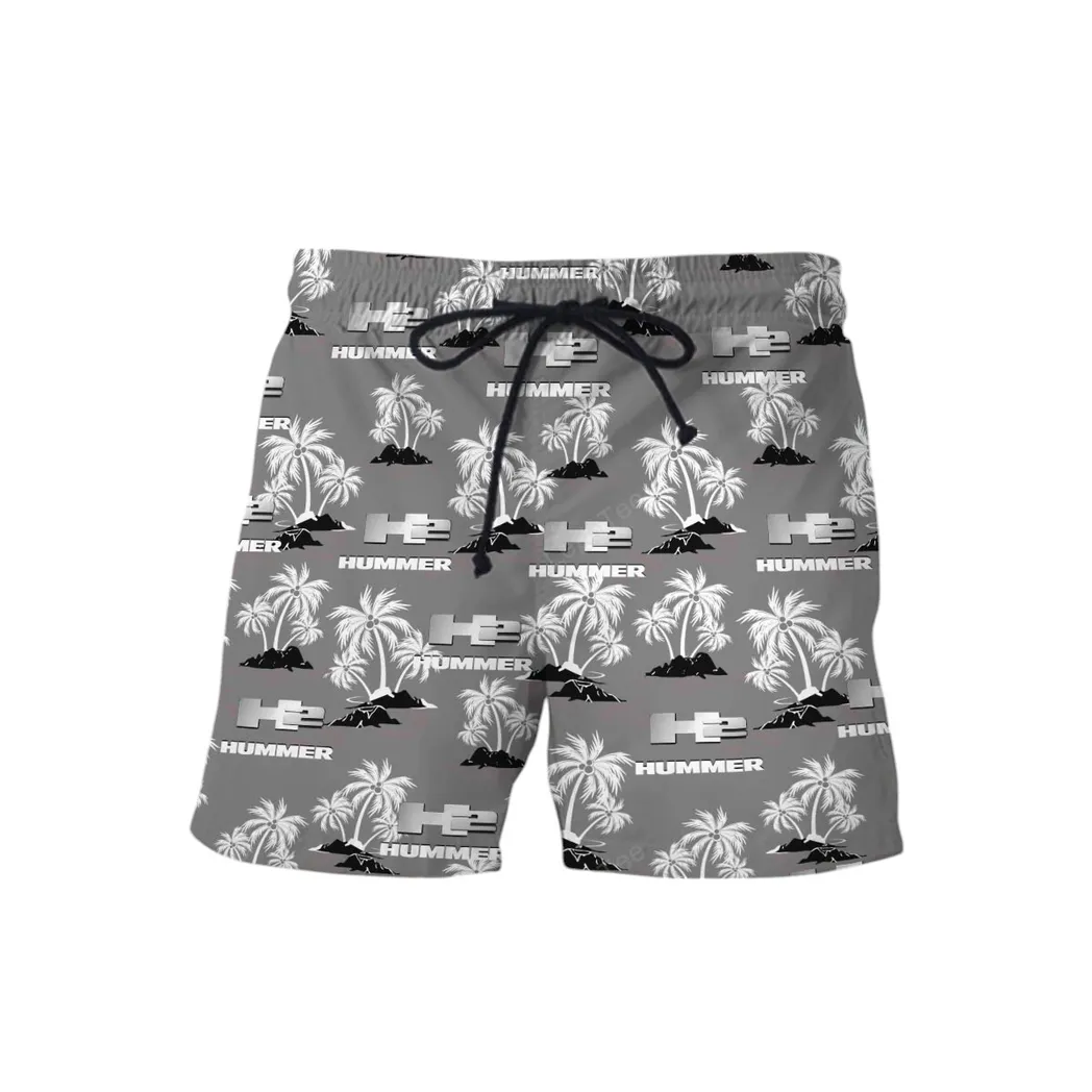 hummer h2 hawaiian shirt set for men gift for hummer h2 lovers gift for him husband boyfriend car144021125516 1 zbvum