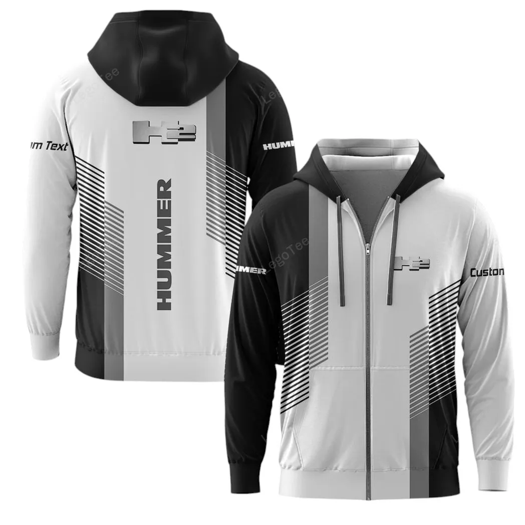 Hummer H2 Zipper Hoodie, Gift For Hummer H2 Lovers, Gift For Him, Husband, Boyfriend CAR10703122529