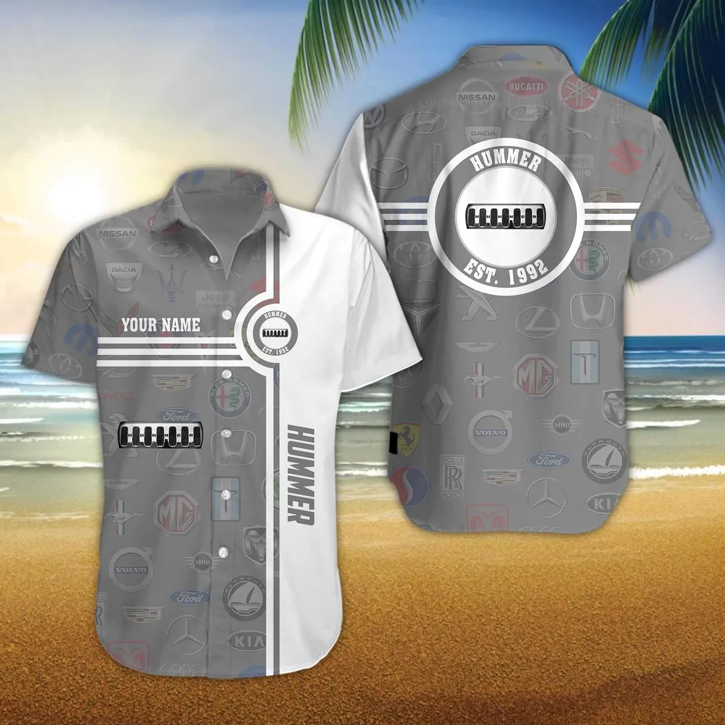 hummer hawaiian shirt for men all logo gift for hummer fan car174022525003
