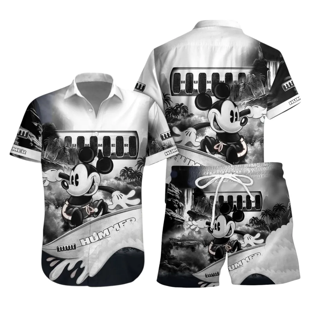 hummer hawaiian shirt set gift for hummer lovers gift for him husband boyfriend car53030625052 zgkuw