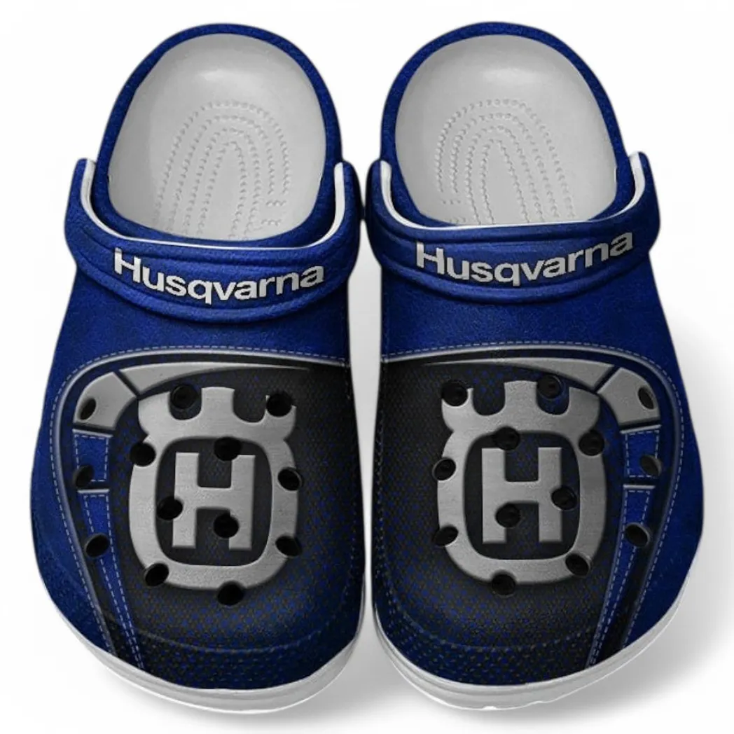Husqvarna Crocs Shoes, Clogs Men Women, Gift For Husqvarna Fan CAR183031725118 - Blue