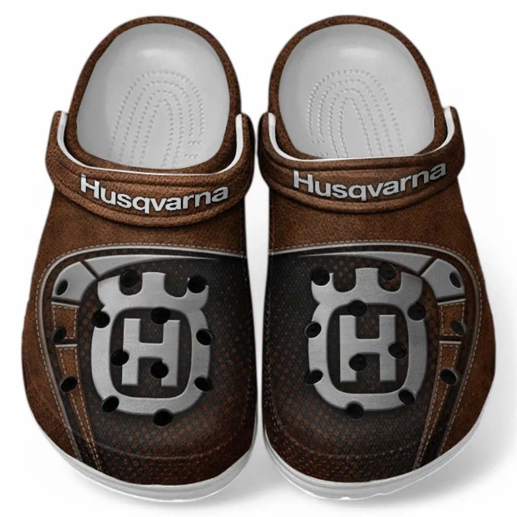 Husqvarna Crocs Shoes, Clogs Men Women, Gift For Husqvarna Fan CAR183031725118 - Brown
