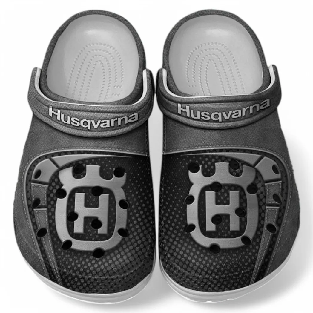 Husqvarna Crocs Shoes, Clogs Men Women, Gift For Husqvarna Fan CAR183031725118 - Gray