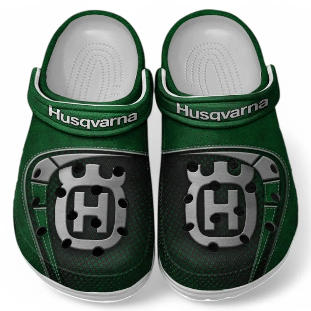 Husqvarna Crocs Shoes, Clogs Men Women, Gift For Husqvarna Fan CAR183031725118 - Green