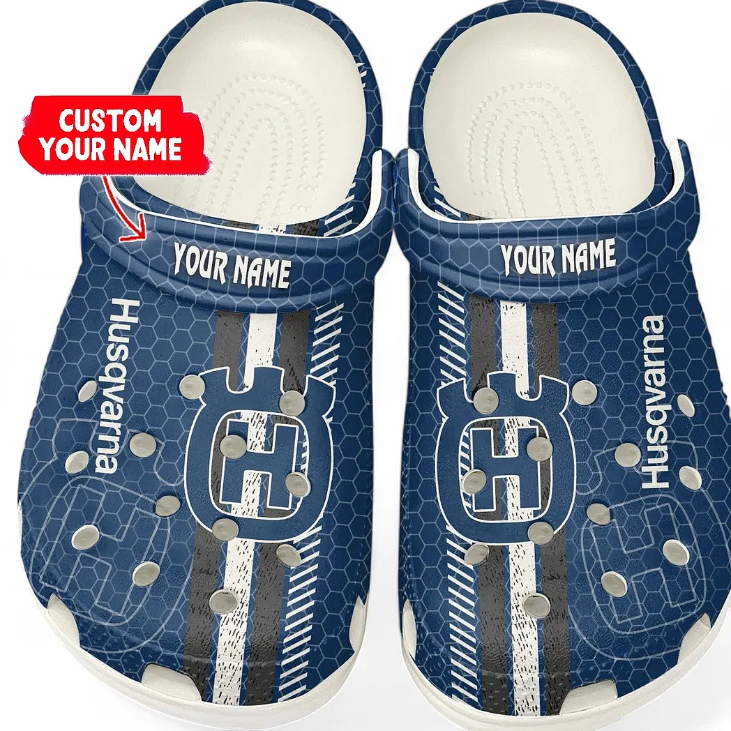husqvarna crocs shoes gift for husqvarna lovers birthday gift for husband boyfriend car82022025601 white cayvc