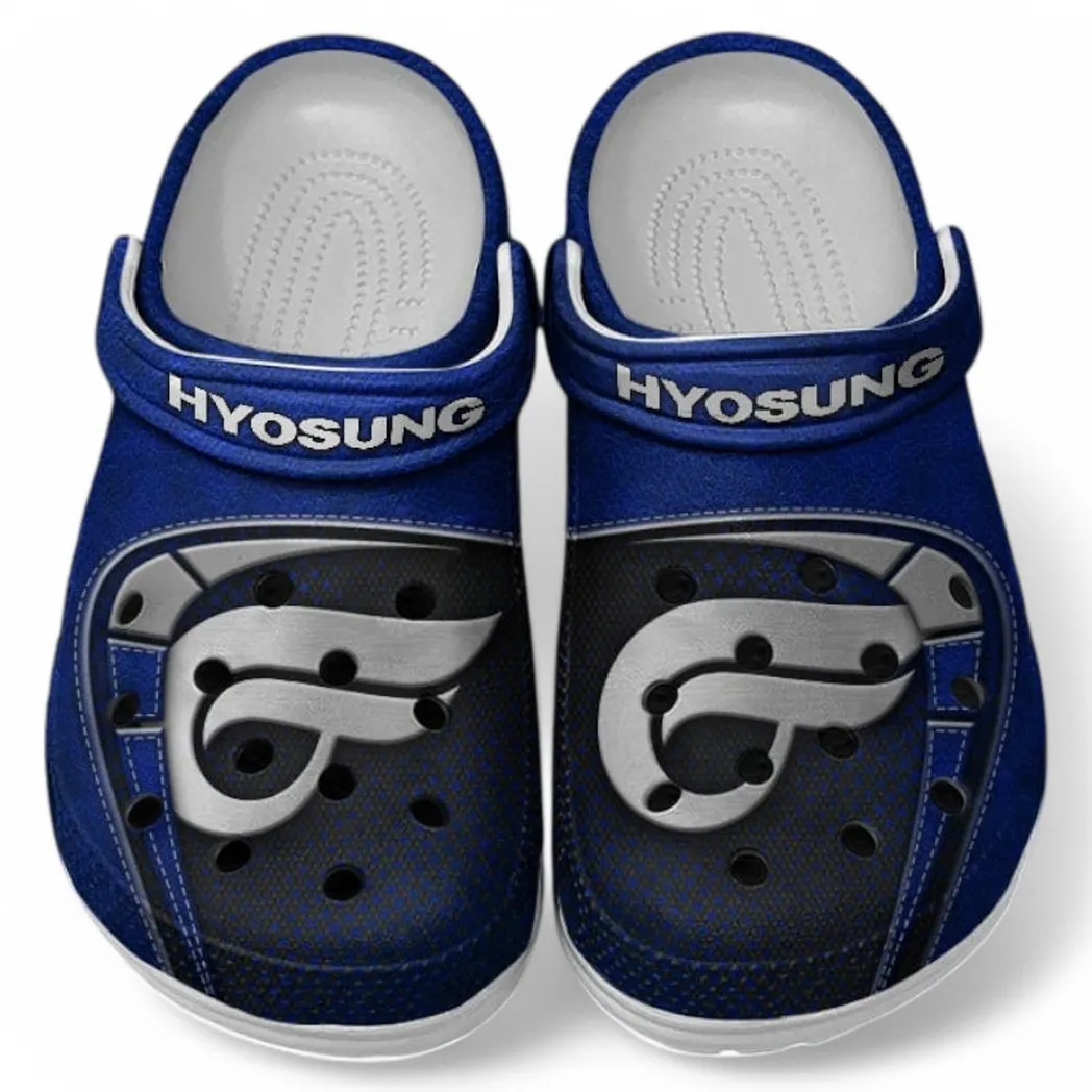 Hyosung Crocs Shoes, Clogs Men Women, Gift For Hyosung Fan CAR183031725123 - Blue