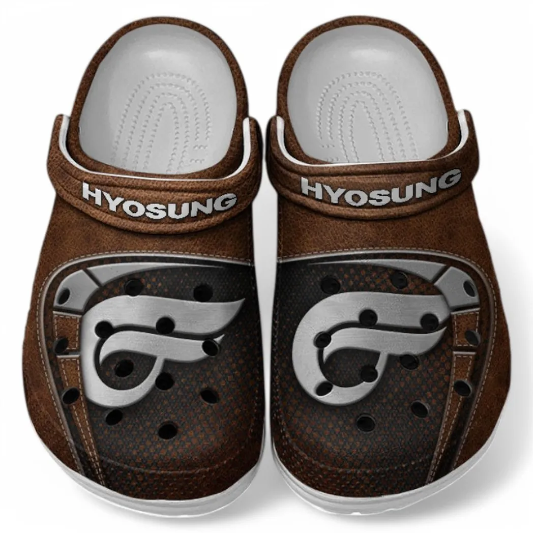 Hyosung Crocs Shoes, Clogs Men Women, Gift For Hyosung Fan CAR183031725123 - Brown