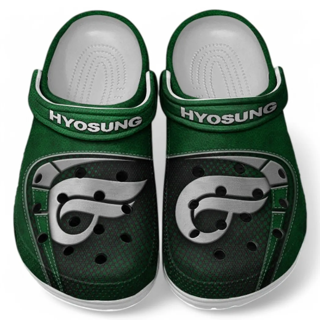 Hyosung Crocs Shoes, Clogs Men Women, Gift For Hyosung Fan CAR183031725123 - Green