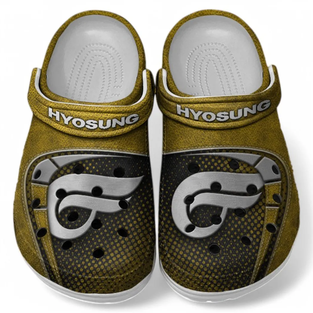 Hyosung Crocs Shoes, Clogs Men Women, Gift For Hyosung Fan CAR183031725123 - Yellow