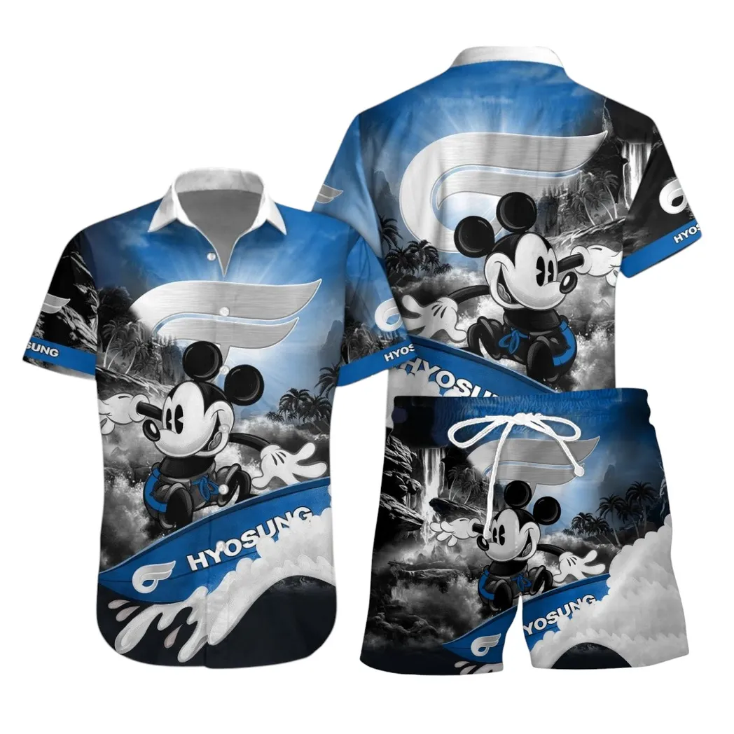 hyosung hawaiian shirt set gift for hyosung lovers gift for him husband boyfriend car53030625054 lrwg7