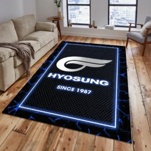 Hyosung Rug, All Over Print Carpet For Hyosung Lovers CAR5202192532 - Blue