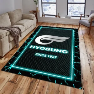 Hyosung Rug, All Over Print Carpet For Hyosung Lovers CAR5202192532 - Cyan