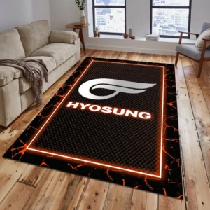 Hyosung Rug, All Over Print Carpet For Hyosung Lovers CAR5202192532 - Orange