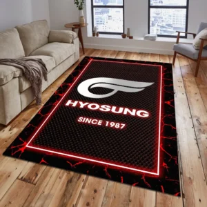 Hyosung Rug, All Over Print Carpet For Hyosung Lovers CAR5202192532 - Red