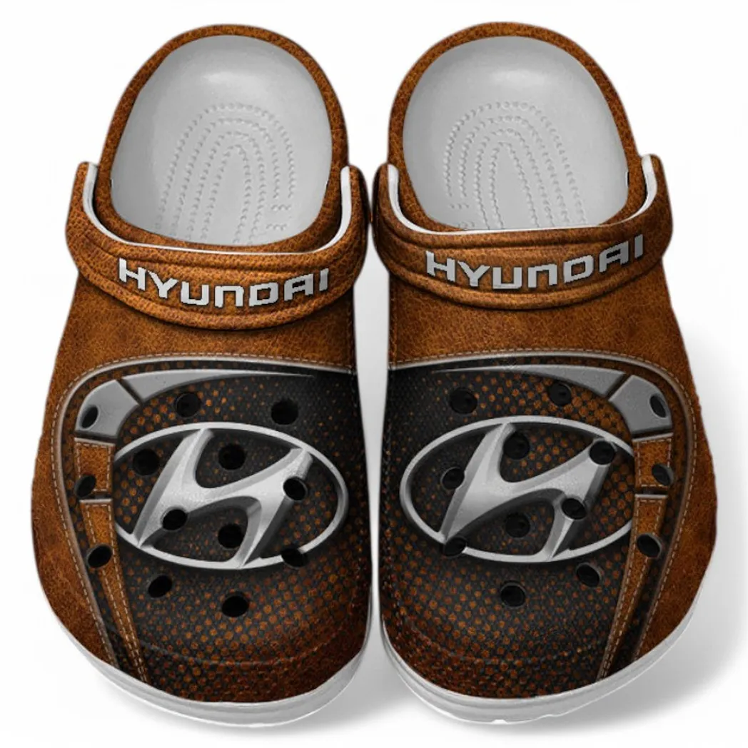 Hyundai Crocs Sandals For Men Women, Gift For Hyundai Fan CAR177031425601 - Orange