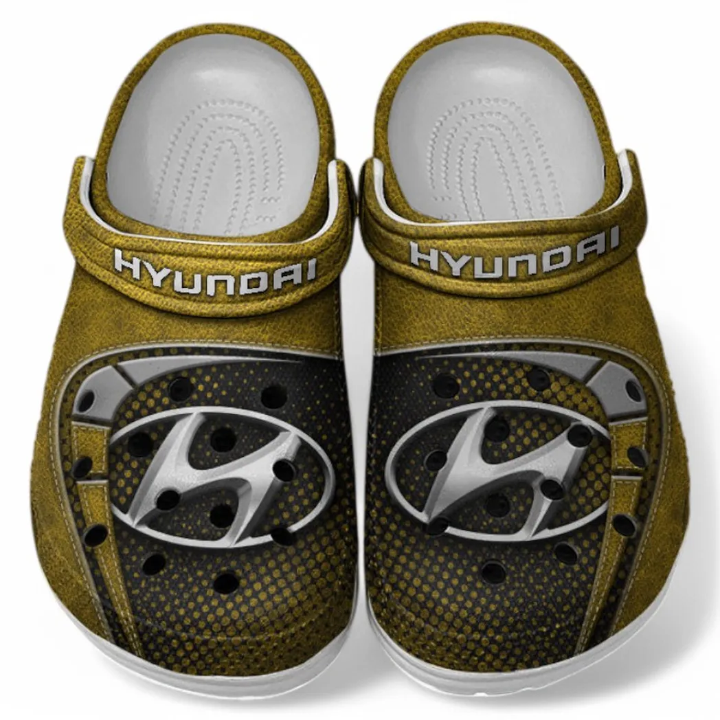 hyundai crocs sandals for men women gift for hyundai fan car177031425601 yellow h3zye