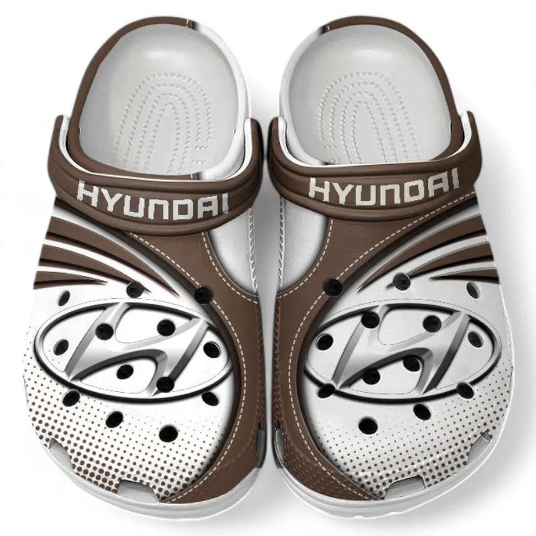 hyundai crocs sandals for men women gift for hyundai fan car181031525742 brown