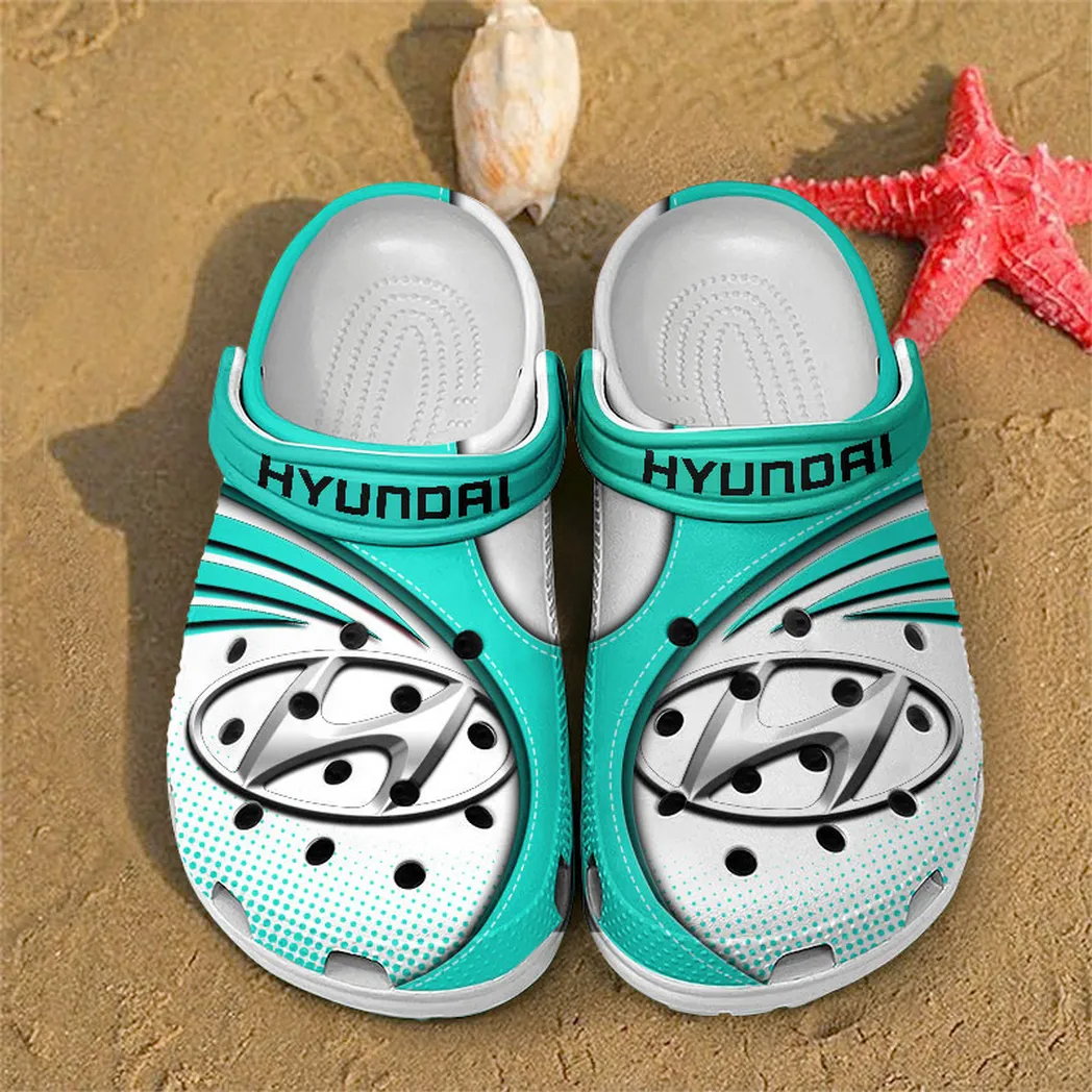 hyundai crocs sandals for men women gift for hyundai fan car181031525742 cyan s8ogb