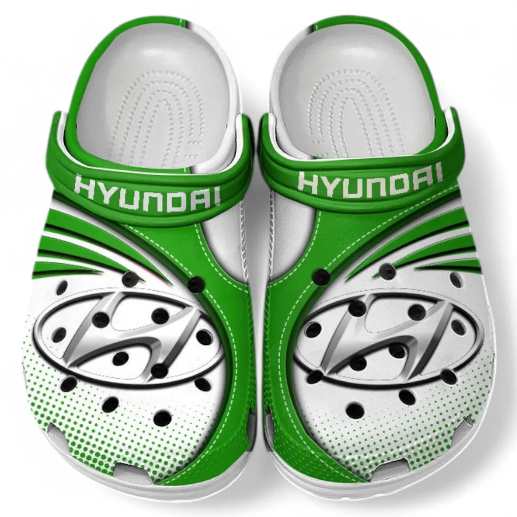 Hyundai Crocs Sandals For Men Women, Gift For Hyundai Fan CAR181031525742 - Green