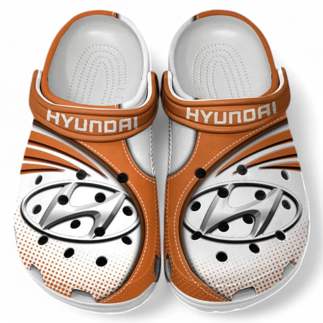 hyundai crocs sandals for men women gift for hyundai fan car181031525742 orange