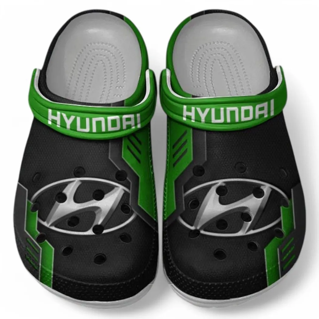 Hyundai Crocs Shoes, Clogs Men Women, Gift For Hyundai Fan CAR185031525282 - Green
