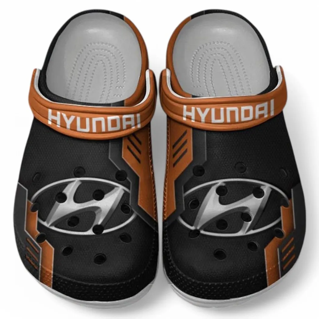 Hyundai Crocs Shoes, Clogs Men Women, Gift For Hyundai Fan CAR185031525282 - Orange