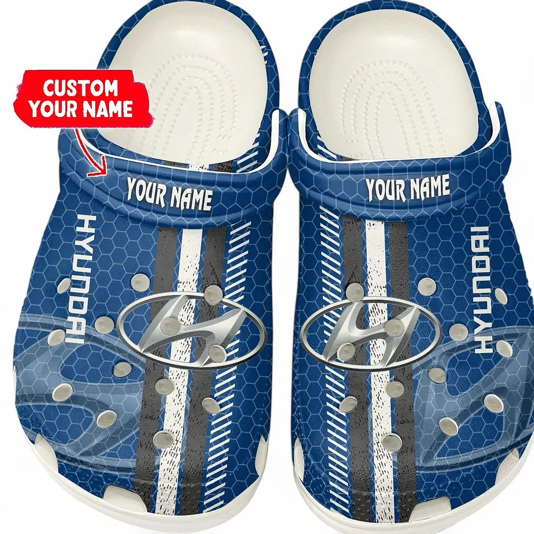 hyundai crocs shoes gift for hyundai lovers birthday gift for husband boyfriend car82022025603 white chh1h